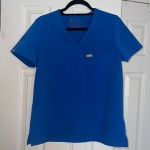 Figs Women's Royal Blue Catarina™ - One-Pocket Scrub Top